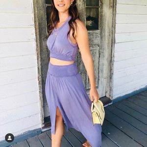 Free People Morningside Set in purple